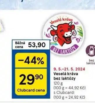 Tesco Veselá kráva nabídka