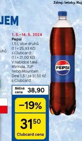 Tesco Pepsi nabídka