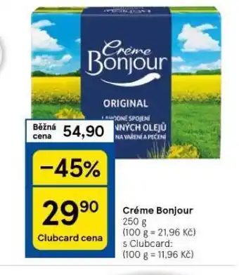 Tesco Créme bonjour nabídka