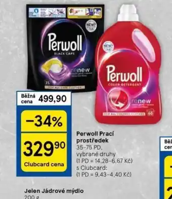 Tesco Perwoll prací prostředek nabídka