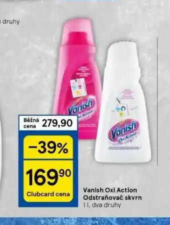 Tesco Vanish oxi action odstraňovač skvrn nabídka