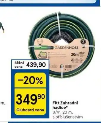 Tesco Fitt zahradní hadice nabídka