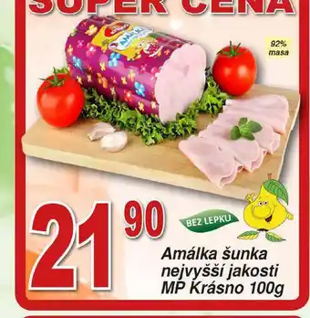 Hruška Amálka šunka nabídka