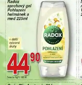 Hruška Radox sprchový gel nabídka