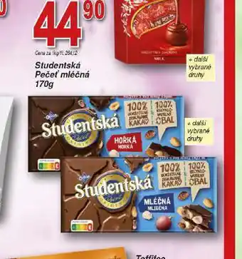 Hruška Orion studentská pečeť nabídka