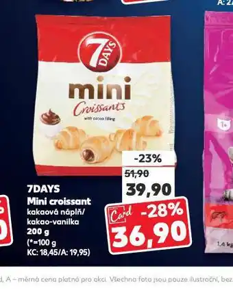 Kaufland 7days mini croissant nabídka