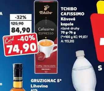 Kaufland Tchibo cafissimo kávové kapsle nabídka