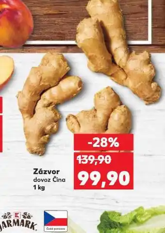 Kaufland Zázvor nabídka