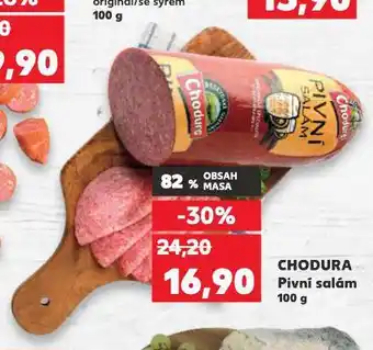 Kaufland Chodura pivní salám nabídka