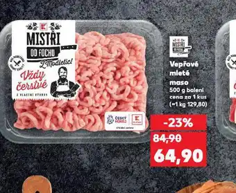 Kaufland Vepřové mleté maso nabídka