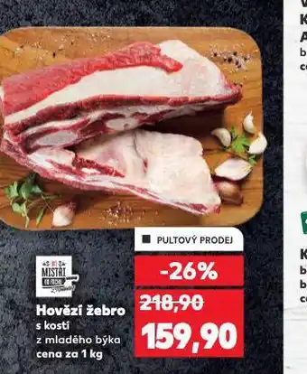 Kaufland Hovězí žebro s kostí nabídka