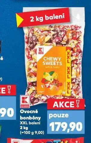 Kaufland Ovocné bonbóny nabídka