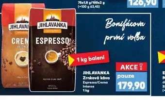 Kaufland Jihlavanka zrnková káva nabídka