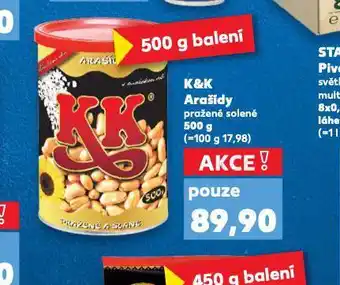 Kaufland K&k arašídy pražené solené nabídka