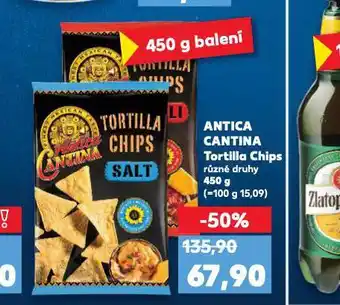 Kaufland Antica cantina tortilla chips nabídka