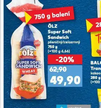 Kaufland Ölz super soft sandwich nabídka