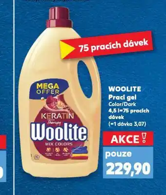 Kaufland Woolite prací gel nabídka