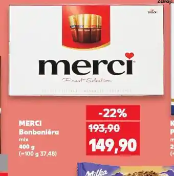 Kaufland Merci bonboniéra nabídka