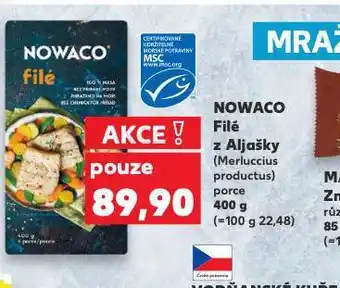 Kaufland Nowaco filé z aljašky nabídka