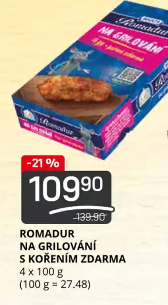 Flop ROMADUR NA GRILOVÁNÍ S KOŘENÍM ZDARMA nabídka