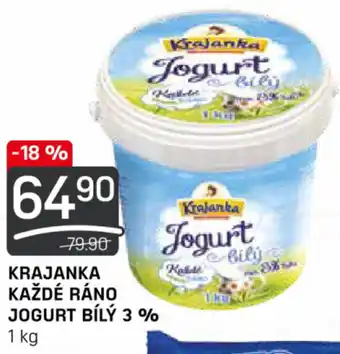 Flop KRAJANKA KAŽDÉ RÁNO JOGURT BÍLÝ 3% nabídka