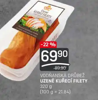 Flop VODŇANSKÁ DRŮBEŽ UZENÉ KUŘECÍ FILETY nabídka