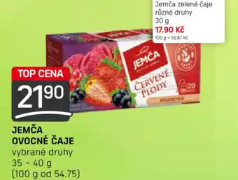 Flop JEMČA OVOCNÉ ČAJE nabídka