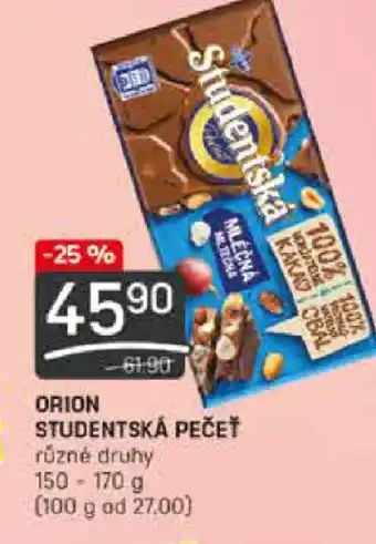 Flop ORION STUDENTSKÁ PEČEŤ nabídka