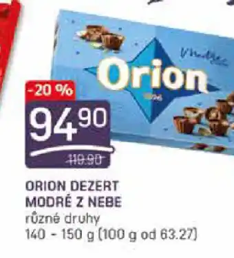 Flop ORION DEZERT MODRÉ Z NEBE nabídka