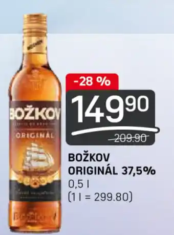 Flop BOŽKOV ORIGINÁL 37,5% 0.5L nabídka