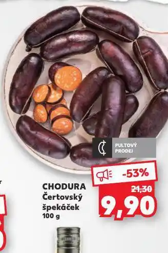 Kaufland Chodura čertovský špekáček nabídka