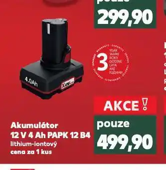 Kaufland Akumulátor 12 v 4 ah nabídka