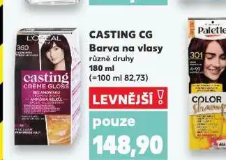 Kaufland Casting cg barva na vlasy nabídka