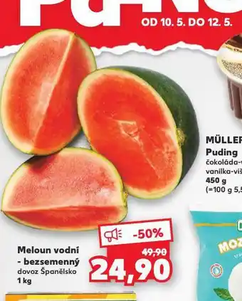 Kaufland Meloun vodní bezsemenný nabídka