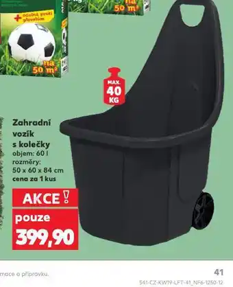 Kaufland Zahradní vozík s kolečky nabídka