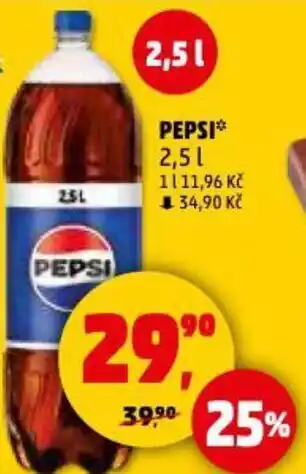 Penny Market PEPSI 2.5L nabídka