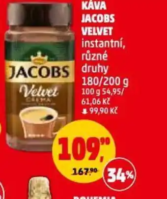 Penny Market KÁVA JACOBS VELVET nabídka