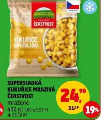 Penny Market SUPERSLADKÁ KUKUŘICE MRAZIVÁ ČERSTVOST nabídka