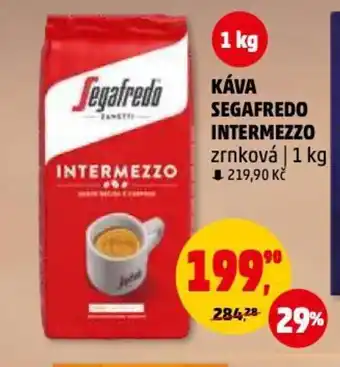 Penny Market KÁVA SEGAFREDO INTERMEZZO nabídka