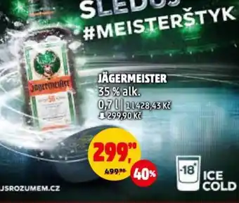 Penny Market JÄGERMEISTER 0.7L nabídka