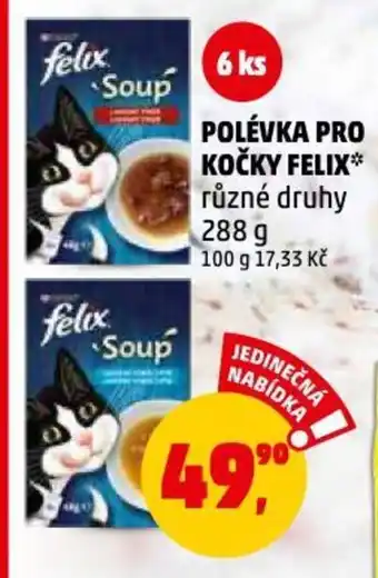 Penny Market POLÉVKA PRO KOČKY FELIX nabídka