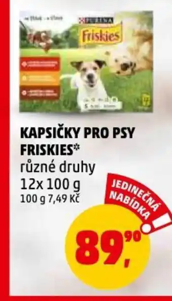 Penny Market KAPSIČKY PRO PSY FRISKIES nabídka