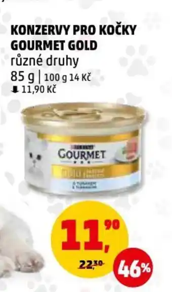 Penny Market KONZERVY PRO KOČKY GOURMET GOLD nabídka