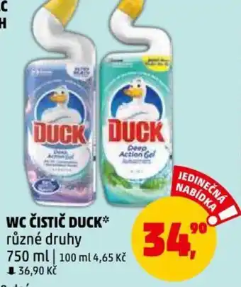 Penny Market WC ČISTIČ DUCK nabídka