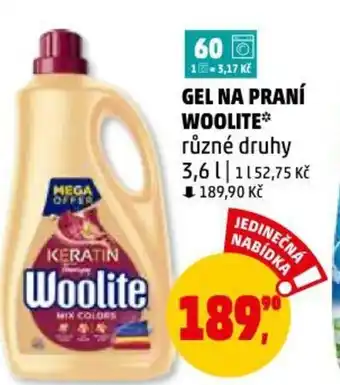 Penny Market GEL NA PRANÍ WOOLITE nabídka