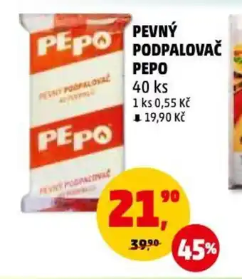 Penny Market PEVNÝ PODPALOVAČ PEPO nabídka