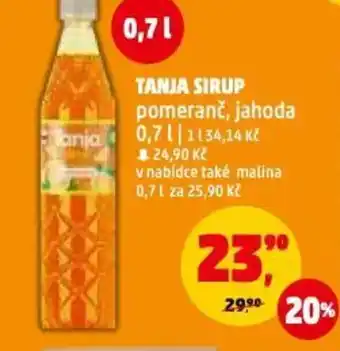 Penny Market TANJA SIRUP 0.7L nabídka