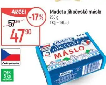 Globus Madeta Jihočeské máslo nabídka