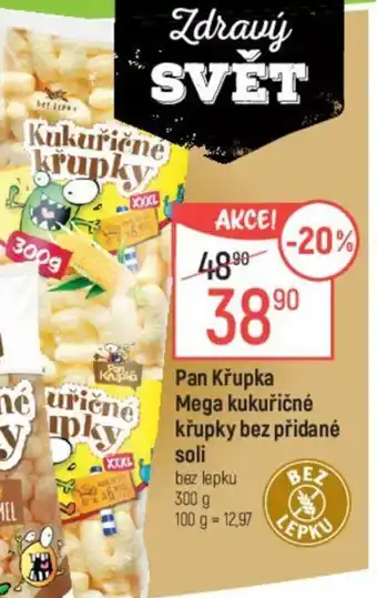 Globus Pan Křupka Mega kukuřičné křupky bez přidané soli nabídka