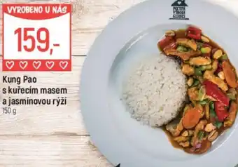 Globus Kung Pao s kuřecím masem a jasmínovou rýží nabídka